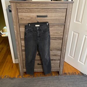 Madewell Charcoal Denim Pants
